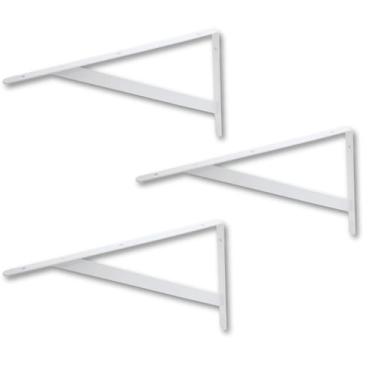 Imagem de Kit 03 Un Suporte Mão Francesa Para Prateleira 48,5X26Cm - Fertak