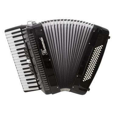 Imagem de Acordeon 80 Baixos 37 Teclas Ta 8009 Preto Thommasi