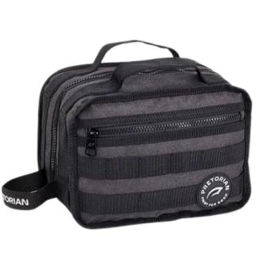 Imagem de Necessaire com 2 Compartimentos Pretorian, Preto