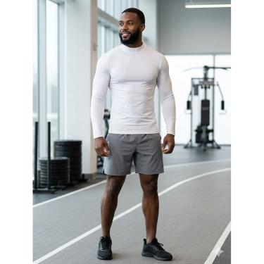 Imagem de Blusa Masculina Térmica Gola Redonda Peluciada Quentinha