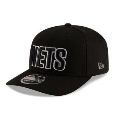 Imagem de BONE NEW ERA 9SEVENTY STRTCH SNAP BROOKLYN NETS NBA PRETO-Masculino