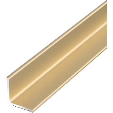 Imagem de Faixa angular de alumínio autoadesiva de 90 cm - perfil de transição de parede e teto de 3 pacotes para bordas lisas, acabamento durável, perfeito para decoração e renovação de casa, dourado