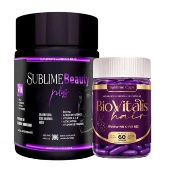 Imagem de Sublime Beauty Plus Colágeno 300g + Vitamina Capilar - Bio Vitalis