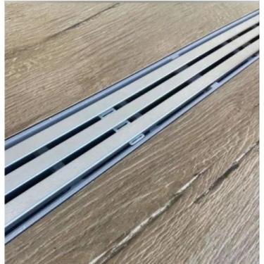 Imagem de Ralo Inox Triplo 5x70cm Sifonado Banheiro Lavabo Área gourmet Lavander