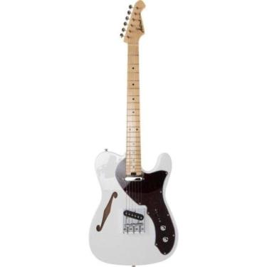 Imagem de Guitarra Elétrica Pro II TEG-TL White Tortoise Pickguard com Corpo em Okoume, Branco Ar...