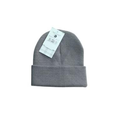 Imagem de Gorro Masculino Tamanho Único Acrílico Cinza Basic+ Térmico ASP25