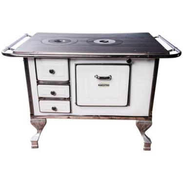 Imagem de Fogão a Lenha N2 Direito Maestro Branco