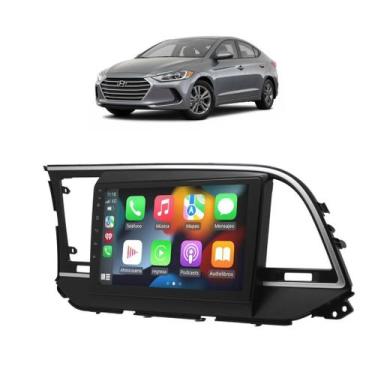 Imagem de Kit Multimídia Elantra 2017 / 2022 Android 9 Pol 2/32Gb Carplay - Visi