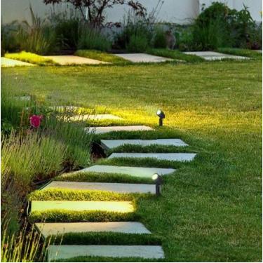 Imagem de Luminaria Blumenau Led Espeto Jardim Clean 6w Verde Pt