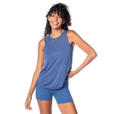 Imagem de Regata Feminina Estilo do Corpo Aero Dry Azul, Azul, G