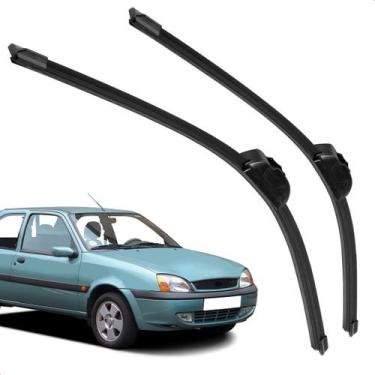 Imagem de Par Palheta Dianteira Limpadora de Para-brisa Fiesta Hatch Sedan 2002 