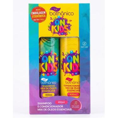 Imagem de Shampoo Condicionador Infantil Mix Óleos Essenciais Sleeve 400ml Tok B