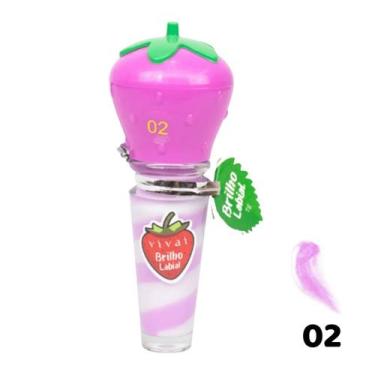 Imagem de SODO Gloss Brilho Labial Moranguinho Vivai, Rosa