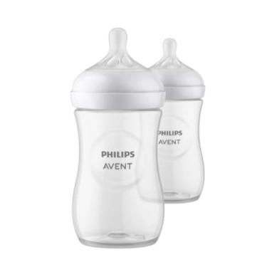 Imagem de Kit Mamadeira Pétala 3.0 330ml Com 2 Un Transparente Avent