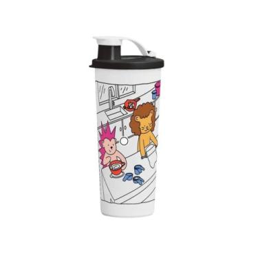 Imagem de Copo infantil colors com bico dosador 470 ml criar e brincar - Tupperw