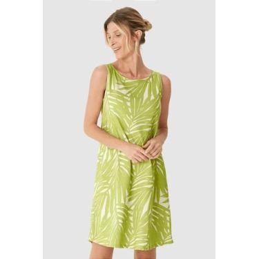 Imagem de Vestido Feminino Regata Estampado em Algodão Malwee - Conforto e Estil