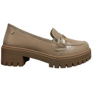 Imagem de Sapato mississipi mocassim flatform ref:q8551 feminino, Arenito, 37