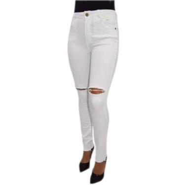 Imagem de Calça Feminina Cintura Alta com Elastano Modeladora - Ecolife Jeans, B