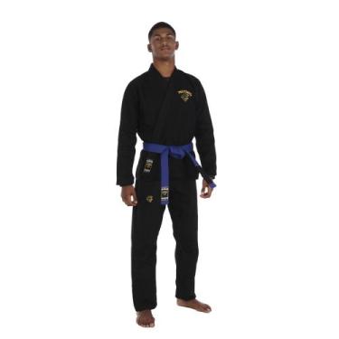 Imagem de Kimono Pretorian First Unissex Preto, Preto, A0