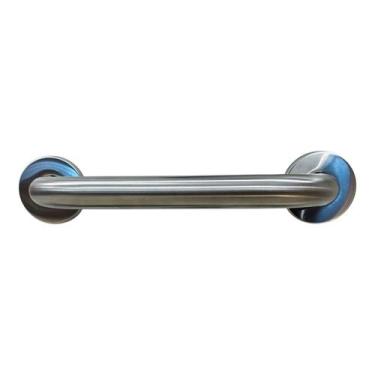 Imagem de Barra de Apoio para Banheiro Inox Escovado - LEVEVIDA, 90 cm