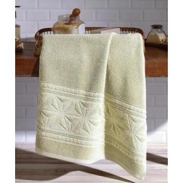 Imagem de Toalha de Rosto Felpuda Jacquard Confort com Barra Velour 50x90cm - 10