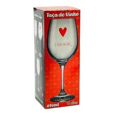 Imagem de Taça Vinho 490ml Voçê me Faz Tão Bem - Allmix