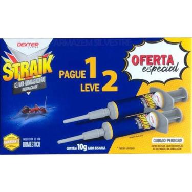 Imagem de Mata Formigas STRAIK Gel O Melhor Aprovado Pela Anvisa Caixa Com 2 Uni
