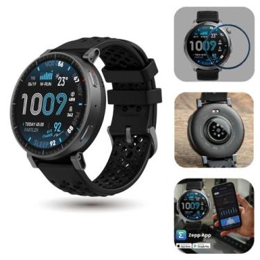 Imagem de Smartwatch Amazfit Active Max Tela AMOLED 1.5 Bluetooth GPS Com Pelícu