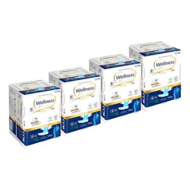 Imagem de Fralda Geriátrica Noturna G Wellness Premium - Kit 4 Pacts - CCM