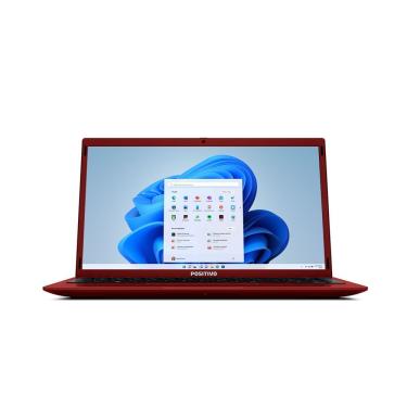 Imagem de Notebook Motion C4120f Intel Celeron Windows 11 Home Vermelho com Microsoft 365 Positivo