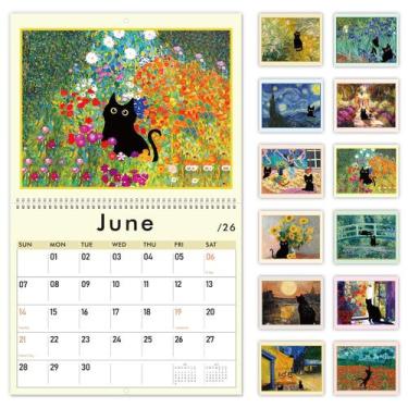 Imagem de Calendário de Parede GuassLee 2026-2027 com 19 Meses 36x58 cm