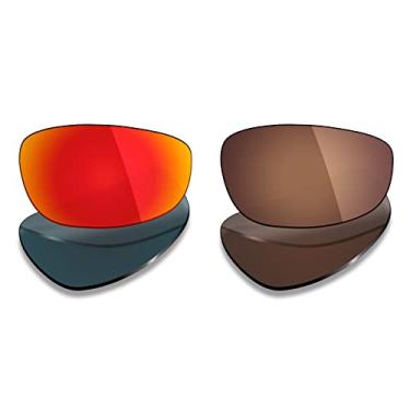 Imagem de Mryok 2 pares de lentes polarizadas de substituição para óculos de sol Oakley Split Jacket – Opções