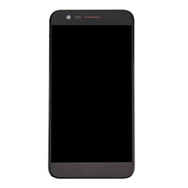 Imagem de LIYONG Peças sobressalentes de reposição para tela LCD e digitalizador conjunto completo com moldura para LG K10 2017 (preto) peças de reparo (cor preta)