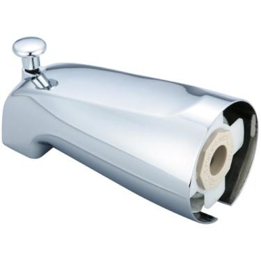 Imagem de Olympia Faucets OP-640018 Combo Torneira de desviador de banheira, acabamento cromado