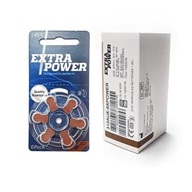 Imagem de 60 Pilhas Baterias 312 PR41 Aparelho Auditivo Extra Power 10 Cartelas C/ 6 Unidades