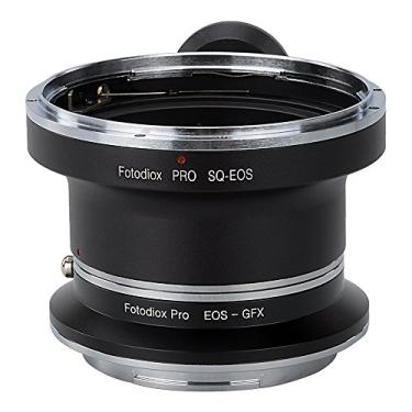 Imagem de Fotodiox Adaptador duplo para montagem de lentes Bronica SQ Mount e lentes Canon EOS (EF/EF-S) D/SLR para câmera sem espelho de formato médio GFX 50S G-Mount