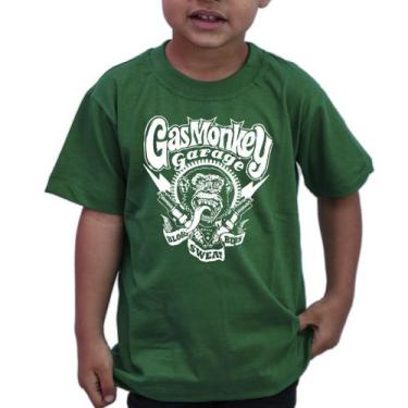 Imagem de Camiseta Infantil Car Culture Gas Monkey Velas - Algodão - Atelier Do