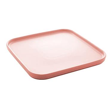 Imagem de Conjunto 2 Travessas de Porcelana Nórdica Rosa Matt 25cm x 25cm x 2cm - Wolff