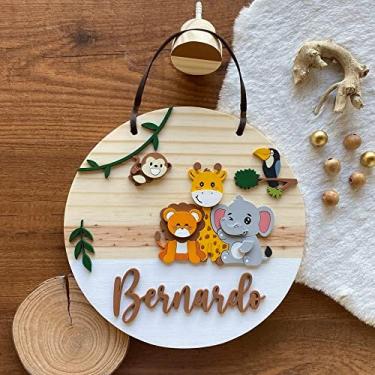 Imagem de Porta Maternidade - Flâmula Turma do Safari III