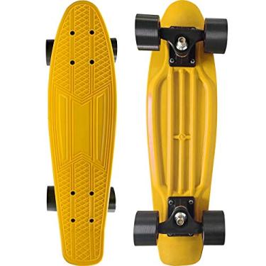 Imagem de Owl Sports, Skate Mini Cruiser, Moon Time, Amarelo