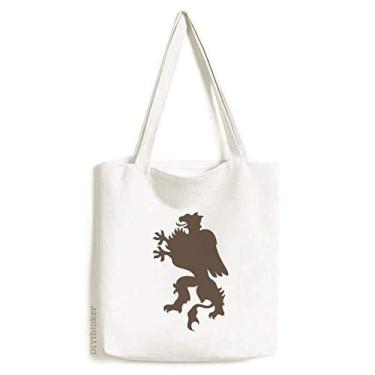 Imagem de Bolsa de lona com emblema nacional Europ Animals