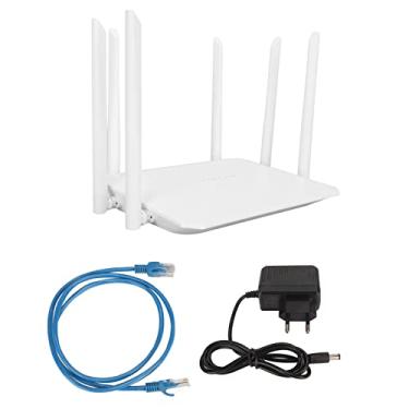 Imagem de Roteador WiFi 4G LTE CPE, Roteador WiFi 4G 3 Interfaces de Rede Plugue UE 100-240V Força de Sinal Aprimorada Com Slot para Cartão SIM para TVs
