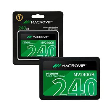 Imagem de SSD 240GB Macrovip, SATA 3 (6Gb/s), 2.5", Leitura 520MB/s, Gravação 450MB/s - MV240GB