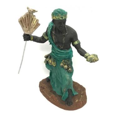 Imagem de Imagem Orixa Ossain Escultura Resina Estatua 25 Cm