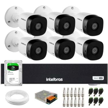 Imagem de Kit 6 Câmeras Intelbras Vhd 1230 B Full Hd 1080p Bullet Visão Noturna de 30 metros Ip67 + Dvr Intelbras Mhdx 1008-c 8 Canais + Hd 1tb Barracuda
