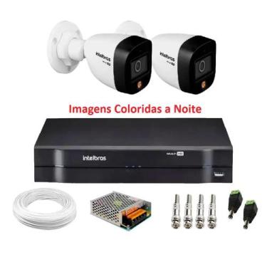 Imagem de Kit 2 Câmeras De Segurança Intelbras Vhd 1220 B Color Full Hd 1080P 20