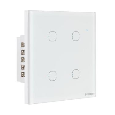 Imagem de Interruptor Smart Wifi Touch Branco Ews 1004 Intelbras