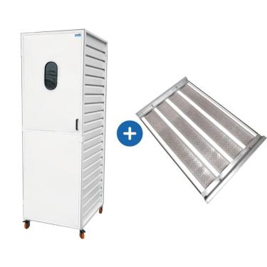 Imagem de Armário Vazio Fechado Padaria Panificadora Com 20 Assadeiras 40x60 Pão Francês Ch Ff Pintura Epóxi Innal