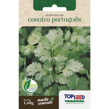 Imagem de Sementes de Coentro Português 1,6g Hortaliças Temperos Cozinha Saladas 1 Grama