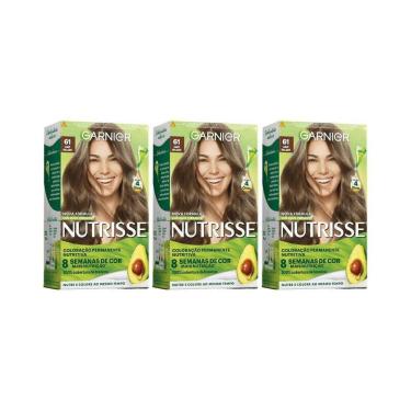 Imagem de Coloraçao Nutrisse 61 Louro Cinza Escuro-Kit C/3Un